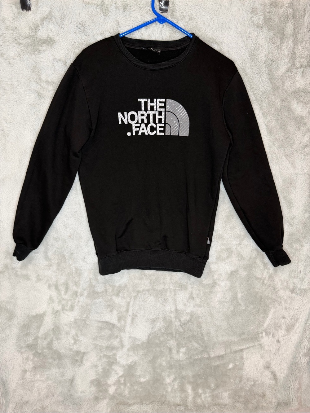 The North Face Black Logo Crewneck Sweatshirt Size Small